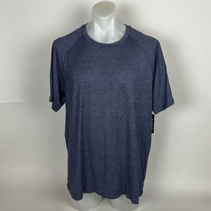 NWT Rhone Reign Short Sleeve Blue T-Shirt Blue (size: XXL